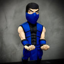 Suporte Premium Para Controle Videogames Subzero Mortal Kombat de luxo  pintado a mão Pronta Entrega