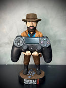 Suporte Premium Para Controle Videogames Arthur Morgan Red Dead Redemption de luxo  pintado a mão Pronta Entrega