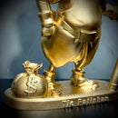 The Golden Duck – ( Figure Tio Patinhas Dourado) Premium Decorativo  de Luxo pintado a mão, Pronta entrega ORIGINAL.