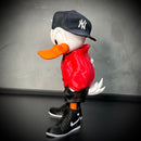 O Pato Donald Streetwise  – ( Figure decorativa estilo Cartoon) GRANDE Premium de Luxo a mão, Pronta entrega