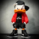 O Pato Donald Streetwise  – ( Figure decorativa estilo Cartoon) GRANDE Premium de Luxo a mão, Pronta entrega