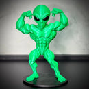 The Bodybuilder Alien – (Figure ET Bombado)Premium de Luxo a mão, Pronta entrega Limitado ORIGINAL.
