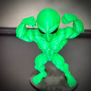 The Bodybuilder Alien – (Figure ET Bombado)Premium de Luxo a mão, Pronta entrega Limitado ORIGINAL.