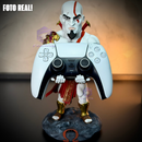 Suporte SUPER Premium Para Controle de Playstation e Xbox Kratos de luxo  pintado a mão Pronta Entrega com chaveiro de brinde